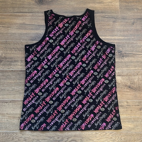 Y2K Harley-Davidson Embroidered Tank Top #386N - Picture 2 of 2